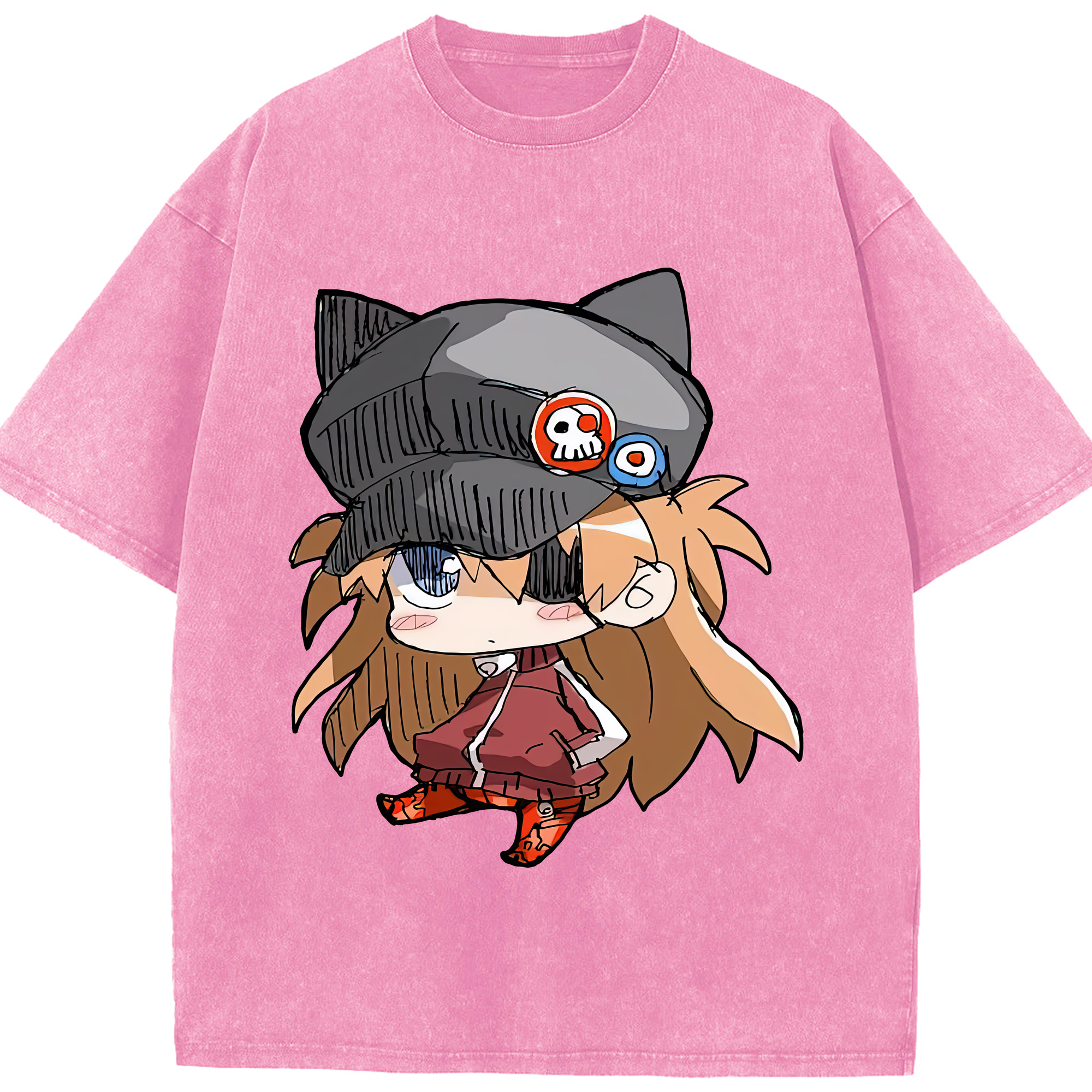 （画像用） EVA 新世紀エヴァンゲリオン 綿100% ヴィンテージ風 半袖Tシャツ（フロントプリント）